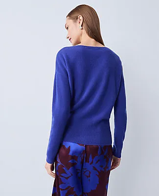 Ann Taylor Cashmere Off-The-Shoulder Sweater sold by Ann Taylor product image thumbnail 2