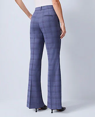 Ann Taylor The Petite Flare Trouser in Plaid sold by Ann Taylor product image thumbnail 3