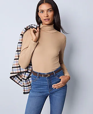 Ann Taylor Petite Weekend Collection Turtleneck Top sold by Ann Taylor