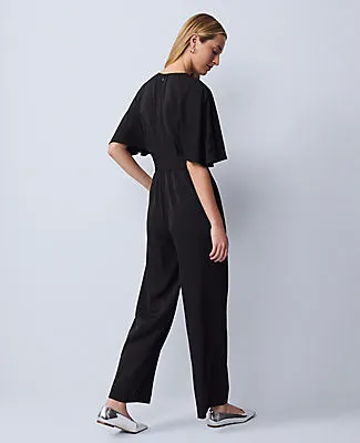 Ann Taylor Belted Wide-Leg Jumpsuit sold by Ann Taylor product image thumbnail 2