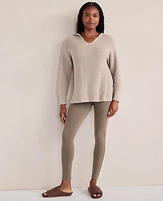 Ann Taylor Haven Well Within Organic Cotton Cashmere Shaker Stitch Hoodie sold by Ann Taylor product image thumbnail 3