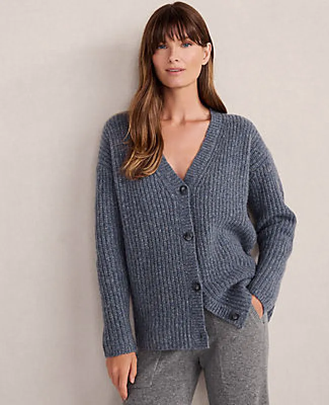 Ann Taylor Haven Well Within Marled Cashmere Cardigan sold by Ann Taylor