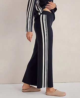Ann Taylor Haven Well Within Sporty Stripe Straight Leg Pants sold by Ann Taylor product image thumbnail 2