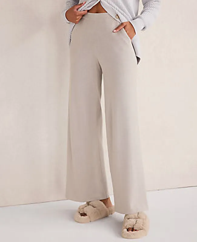 Ann Taylor Haven Well Within Organic Cotton Relaxed Wide Leg Pants sold by Ann Taylor