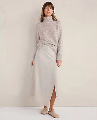 Ann Taylor Haven Well Within Marled Cashmere Cocoon Crewneck Sweater sold by Ann Taylor product image thumbnail 2