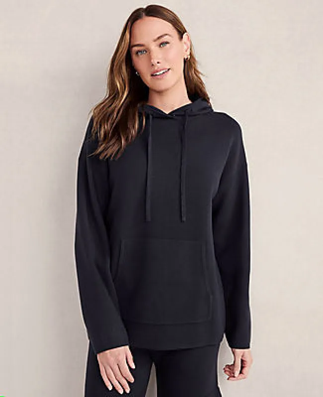 Ann Taylor Haven Well Within Viscose Blend Long Sleeve Hoodie sold by Ann Taylor