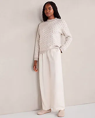 Ann Taylor Haven Well Within Organic Cotton Blend Diamond Stitch Sweater sold by Ann Taylor product image thumbnail 2