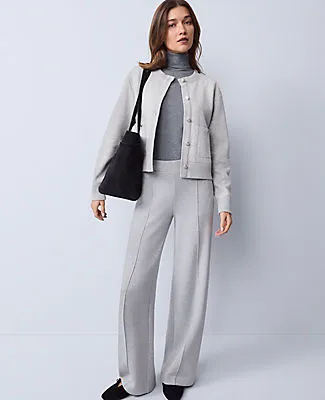 Ann Taylor Weekend Collection Scuba Wide-Leg Pant sold by Ann Taylor