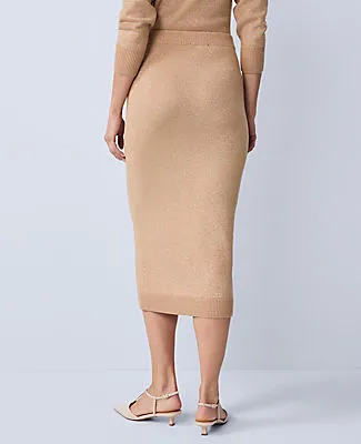 Ann Taylor Lurex Midi Sweater Skirt sold by Ann Taylor product image thumbnail 3