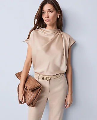 Ann Taylor Cowl Neck Popover Top sold by Ann Taylor product image thumbnail 3