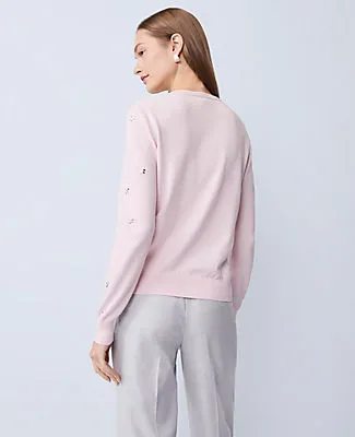 Ann Taylor Crystal Embellished Ann Cardigan sold by Ann Taylor product image thumbnail 2