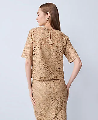 Ann Taylor Petite Lace Blouse sold by Ann Taylor product image thumbnail 2