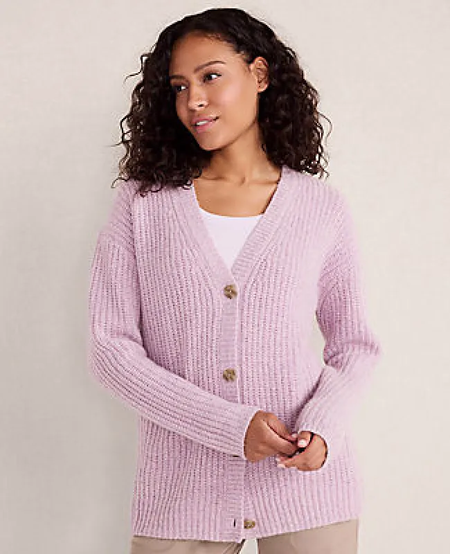Ann Taylor Haven Well Within Marled Cashmere Cardigan sold by Ann Taylor