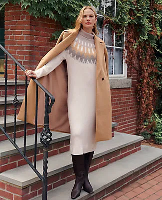 Ann Taylor Petite Weekend Collection Fair Isle Sweater Midi Dress sold by Ann Taylor product image thumbnail 3