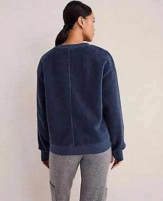 Ann Taylor Haven Well Within Sherpa Sweatshirt sold by Ann Taylor product image thumbnail 2