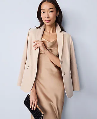 Ann Taylor Petite Satin Cowl Neck Slip Dress sold by Ann Taylor product image thumbnail 4