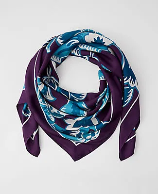 Ann Taylor Floral Oversized Silk Scarf sold by Ann Taylor