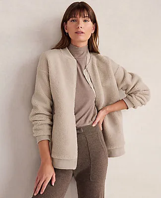 Ann Taylor Haven Well Within Sherpa Bomber sold by Ann Taylor product image thumbnail 3