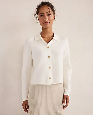 Ann Taylor Haven Well Within Wool Blend Sweater Jacket sold by Ann Taylor