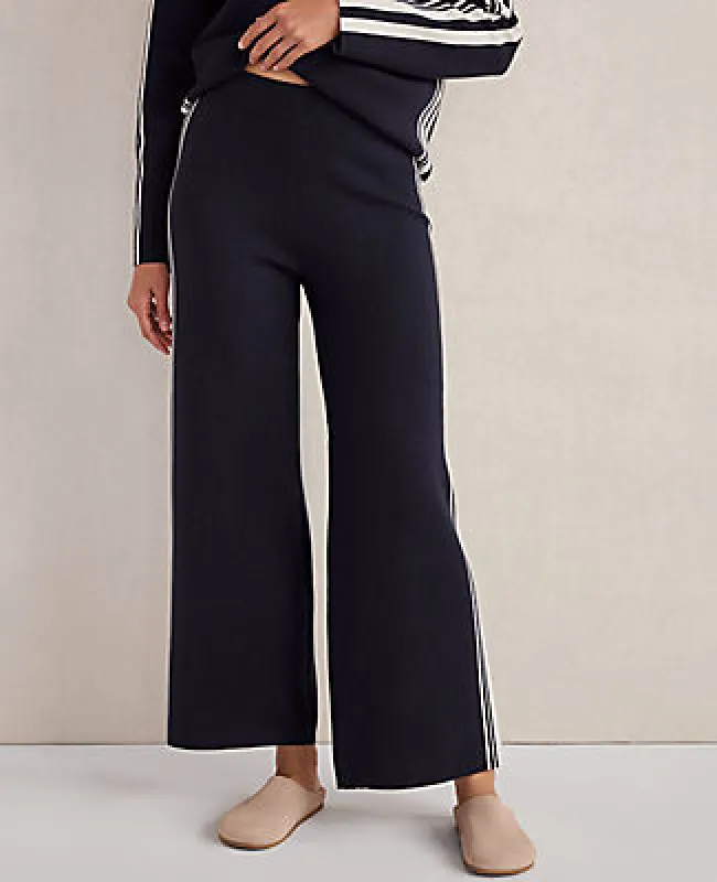 Ann Taylor Haven Well Within Sporty Stripe Straight Leg Pants sold by Ann Taylor