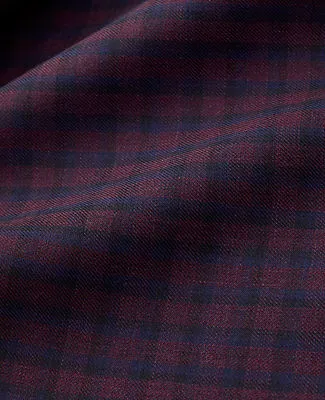 Ann Taylor Studio Collection Belted Wide-Leg Pant in Plaid sold by Ann Taylor product image thumbnail 4