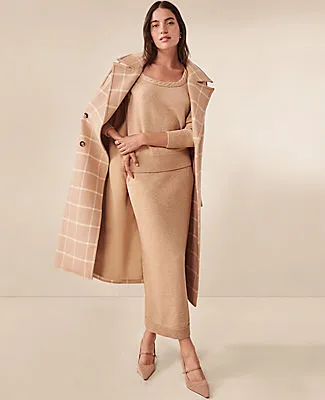 Ann Taylor Lurex Midi Sweater Skirt sold by Ann Taylor product image thumbnail 4