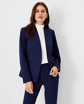 Ann Taylor The Cutaway Blazer in Double Knit sold by Ann Taylor product image thumbnail 3