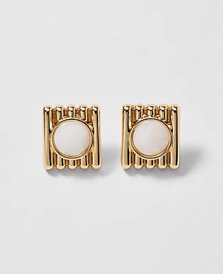 Ann Taylor Textured Stone Stud Earrings sold by Ann Taylor