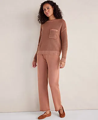 Ann Taylor Haven Well Wthin Cotton Shaker Stitch Pocket Crewneck sold by Ann Taylor product image thumbnail 3