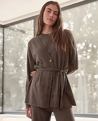 Ann Taylor Haven Well Within Relaxed Jersey Cardigan sold by Ann Taylor product image thumbnail 4