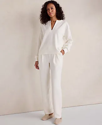 Ann Taylor Haven Well Within Double Knit Split Neck Top sold by Ann Taylor product image thumbnail 3