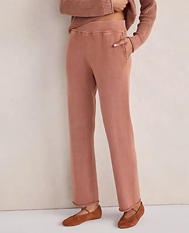 Ann Taylor Haven Well Within Cotton Kick Flare Pants sold by Ann Taylor