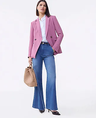 Ann Taylor The Cutaway Blazer in Fluid Crepe sold by Ann Taylor product image thumbnail 4