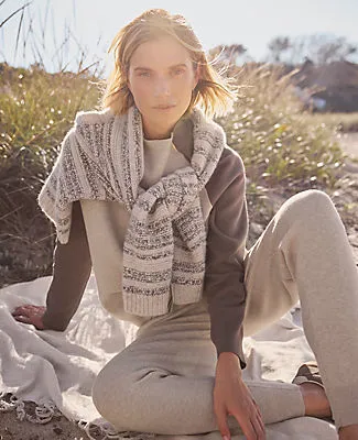 Ann Taylor Haven Well Within Cashmere Striped Crewneck sold by Ann Taylor product image thumbnail 4