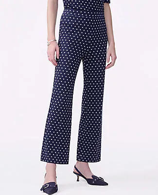 Ann Taylor The Dotted Flare Ankle Pant sold by Ann Taylor product image thumbnail 2
