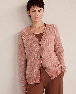 Ann Taylor Have Well Within Cashmere Shaker Stitch Cardigan sold by Ann Taylor