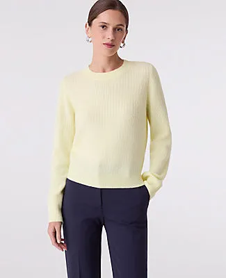 Ann Taylor Petite Mixed Cable Sweater sold by Ann Taylor product image thumbnail 3