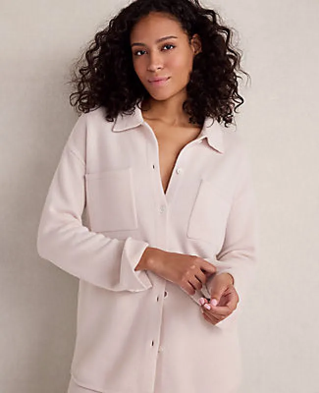 Ann Taylor Haven Well Within Cashmere Shacket sold by Ann Taylor