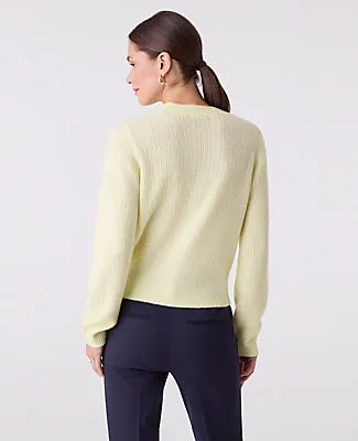 Ann Taylor Petite Mixed Cable Sweater sold by Ann Taylor product image thumbnail 2