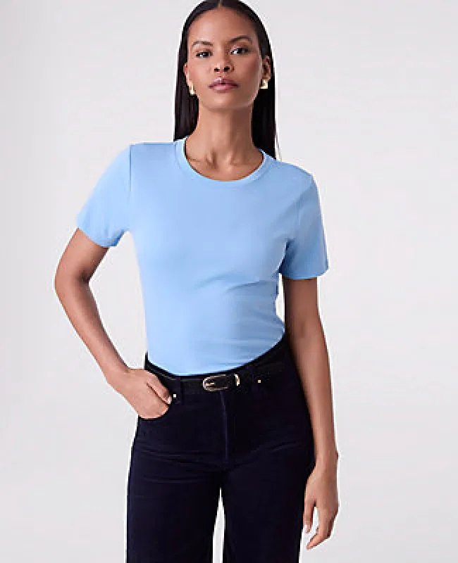 Ann Taylor Crew Neck Tee sold by Ann Taylor