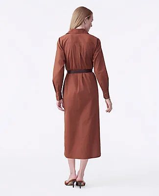 Ann Taylor Belted Midi Shirtdress sold by Ann Taylor product image thumbnail 2