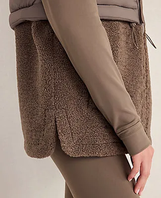 Ann Taylor Haven Well Within Sherpa Puffer Vest sold by Ann Taylor product image thumbnail 4