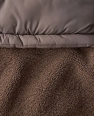 Ann Taylor Haven Well Within Sherpa Puffer Vest sold by Ann Taylor product image thumbnail 5