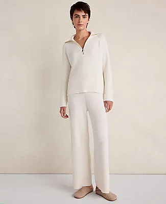 Ann Taylor Haven Well Within Organic Cotton Cashmere Waffle Pullover sold by Ann Taylor product image thumbnail 4