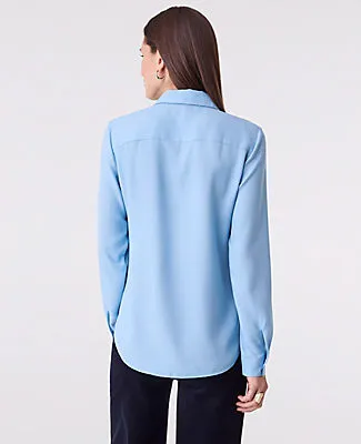 Ann Taylor Satin Essential Shirt sold by Ann Taylor product image thumbnail 2