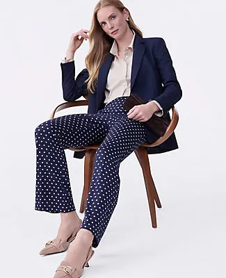 Ann Taylor The Dotted Flare Ankle Pant sold by Ann Taylor product image thumbnail 5