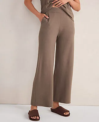 Ann Taylor Haven Well Within Relaxed Jersey Wide Leg Pants sold by Ann Taylor