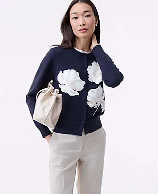 Ann Taylor Floral Ann Cardigan sold by Ann Taylor