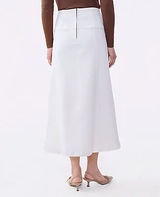 Ann Taylor Horsebit Denim Midi Skirt sold by Ann Taylor product image thumbnail 3