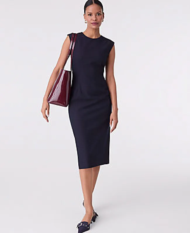 Ann Taylor The Dotted Crew Neck Sheath Dress sold by Ann Taylor